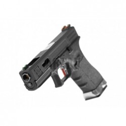 ABZAV|WE17 Custom BK Silver Barrel Metal Version GBB