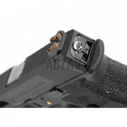 ABZAV|WE17 Custom BK Silver Barrel Metal Version GBB