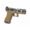 ABZAV|WE17 Custom SV Silver Barrel Metal Version GBB Desert