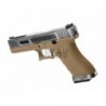 ABZAV|WE17 Custom SV Silver Barrel Metal Version GBB Desert