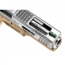 ABZAV|WE17 Custom SV Silver Barrel Metal Version GBB Desert