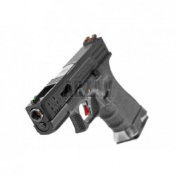ABZAV|WE19 Custom BK Silver Barrel Metal Version GBB
