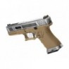 ABZAV|WE19 Custom SV Silver Barrel Metal Version GBB Desert