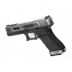 ABZAV|WE17 Custom SV Silver Barrel Metal Version GBB