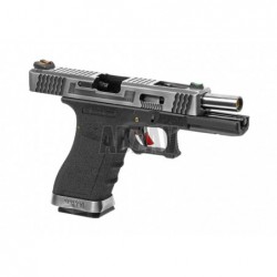 ABZAV|WE17 Custom SV Silver Barrel Metal Version GBB