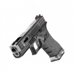 ABZAV|WE17 Custom SV Silver Barrel Metal Version GBB