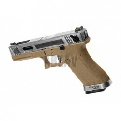 ABZAV|WE18C Custom SV Silver Barrel Metal Version GBB