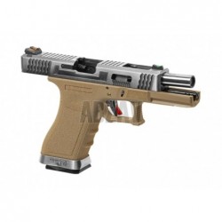 ABZAV|WE18C Custom SV Silver Barrel Metal Version GBB