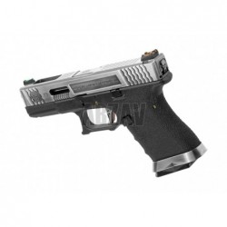 ABZAV|WE19 Custom SV Silver Barrel Metal Version GBB