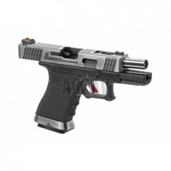 ABZAV|WE19 Custom SV Silver Barrel Metal Version GBB