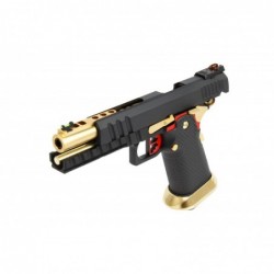 ABZAV|GBB HX2002 Black/Gold/Red full slide