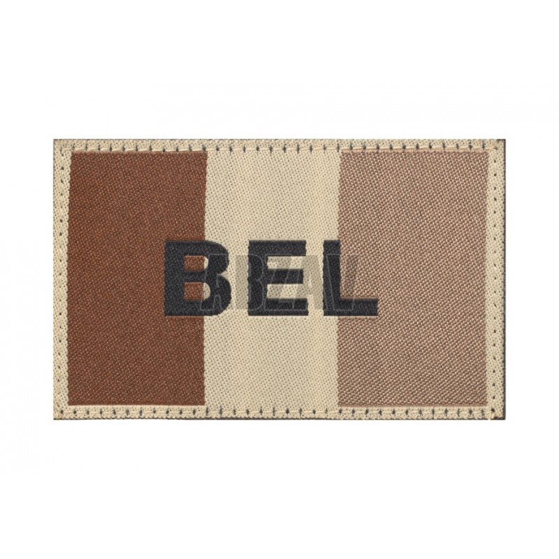 ABZAV|Belgium Flag Patch Desert Clawgear