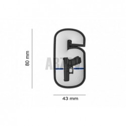 ABZAV|Watch your Six Rubber Patch JTG