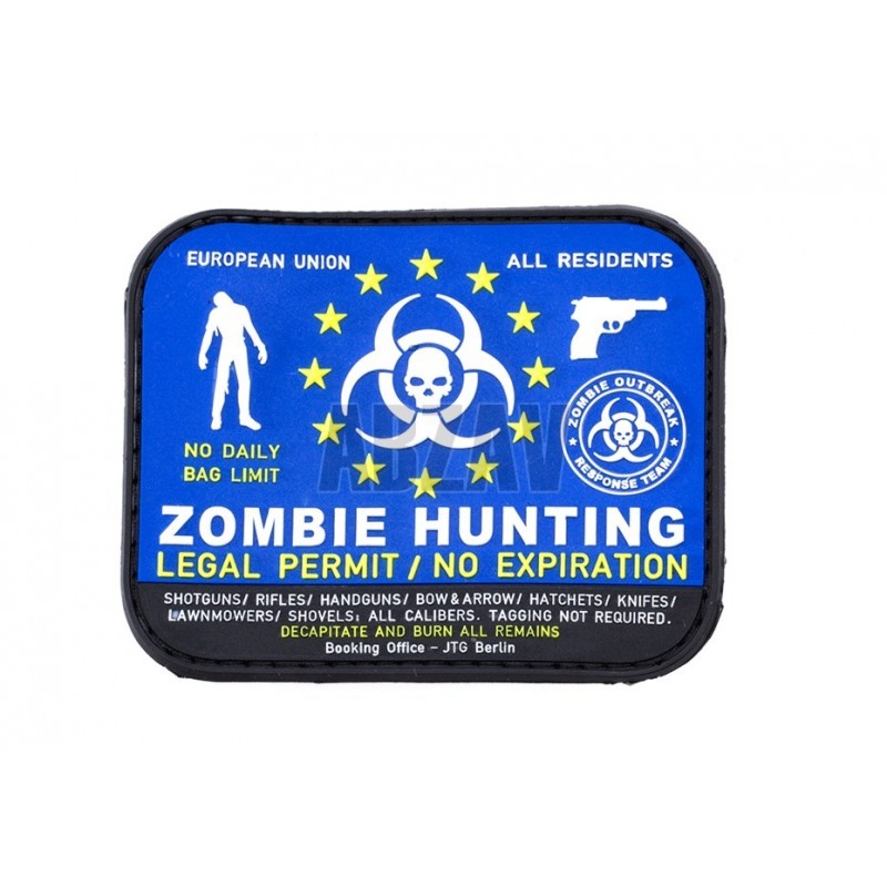 ABZAV|Zombie Hunter Rubber Patch Color JTG