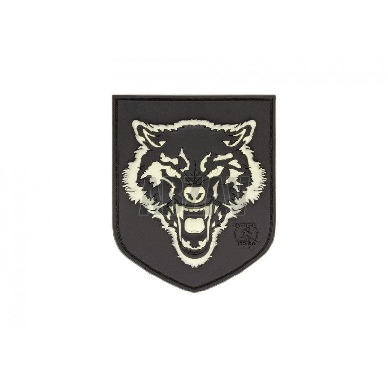ABZAV|Wolf Shield Rubber Patch Glow i.t. Dark JTG
