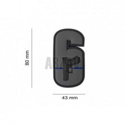 ABZAV|Watch your Six Rubber Patch Blackops JTG