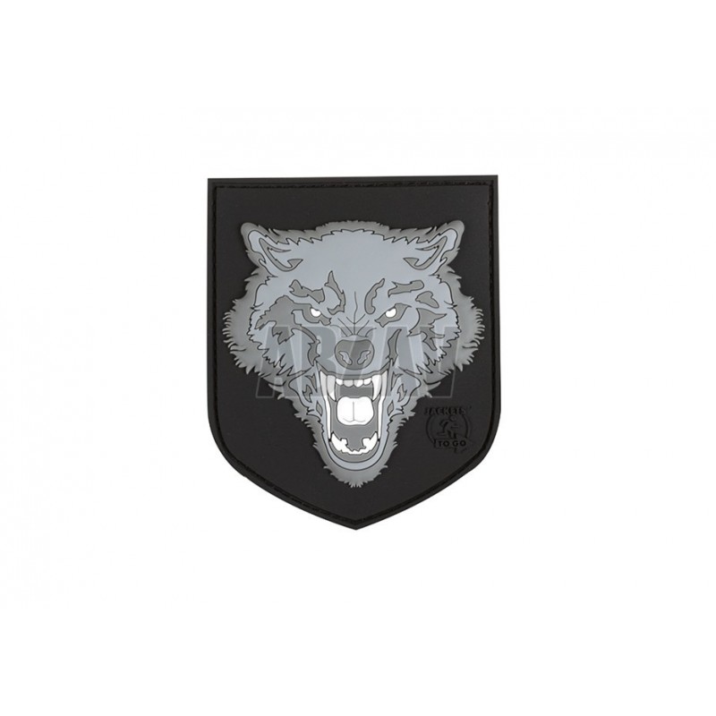 ABZAV|Wolf Shield Rubber Patch Grey JTG