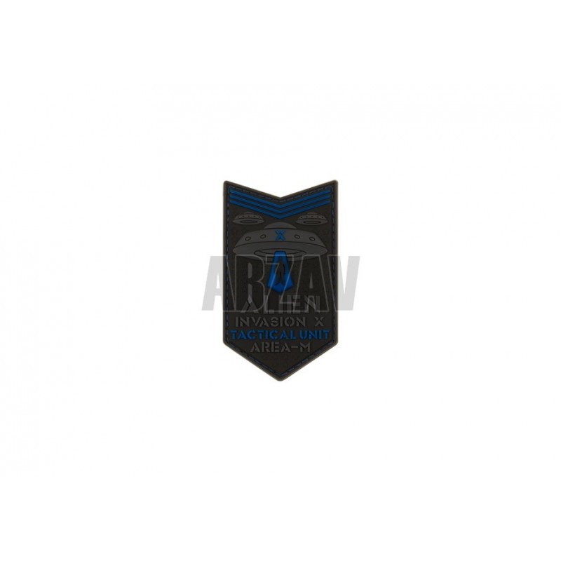 ABZAV|Alien Invasion Tactical Unit Rubber Patch Blue JTG