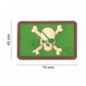 ABZAV|Pirate Skull Rubber Patch Multicam JTG