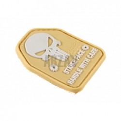 ABZAV|SAPI Skull Rubber Patch Desert JTG