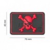 ABZAV|Pirate Skull Rubber Patch Blackmedic JTG
