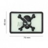 ABZAV|Pirate Skull Rubber Patch Glow Back JTG