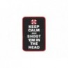 ABZAV|Keep Calm and Shoot Rubber Patch Color JTG