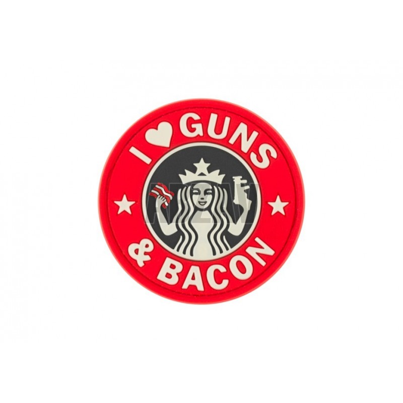 ABZAV|Guns and Bacon Rubber Patch Color JTG