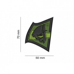 ABZAV|Rebel Skull Rubber Patch Forest JTG