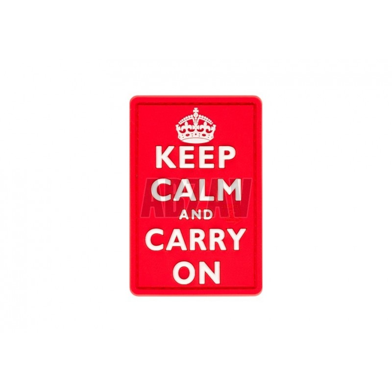 ABZAV|Keep Calm Rubber Patch Color JTG
