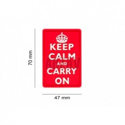 ABZAV|Keep Calm Rubber Patch Color JTG