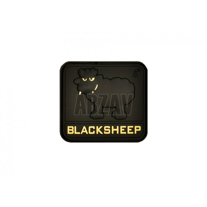 ABZAV|Black Sheep Rubber Patch Glow in the Dark JTG