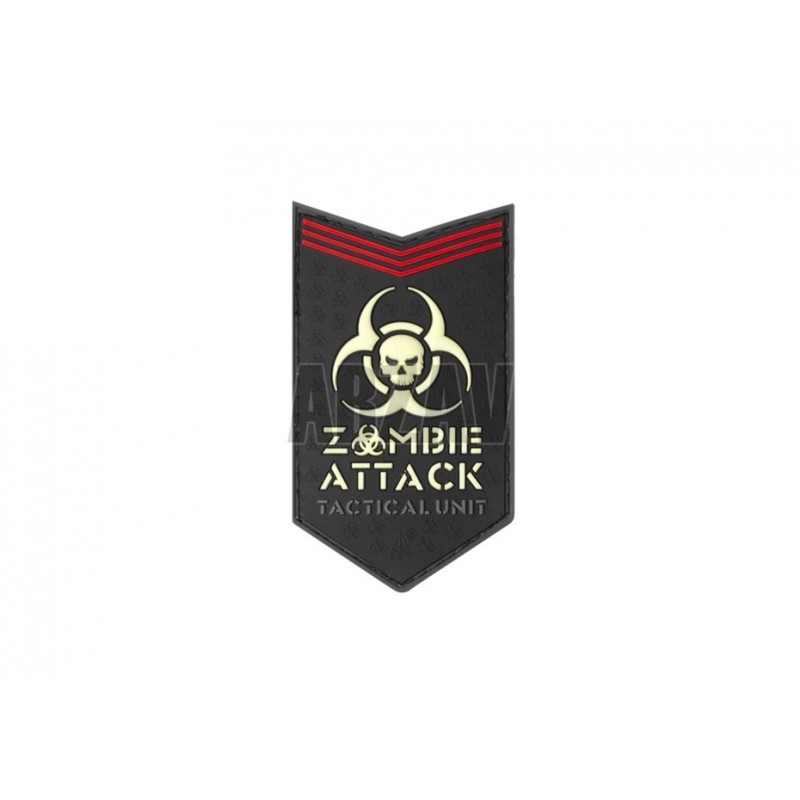 ABZAV|Zombie Attack Rubber Patch Glow in the Dark JTG
