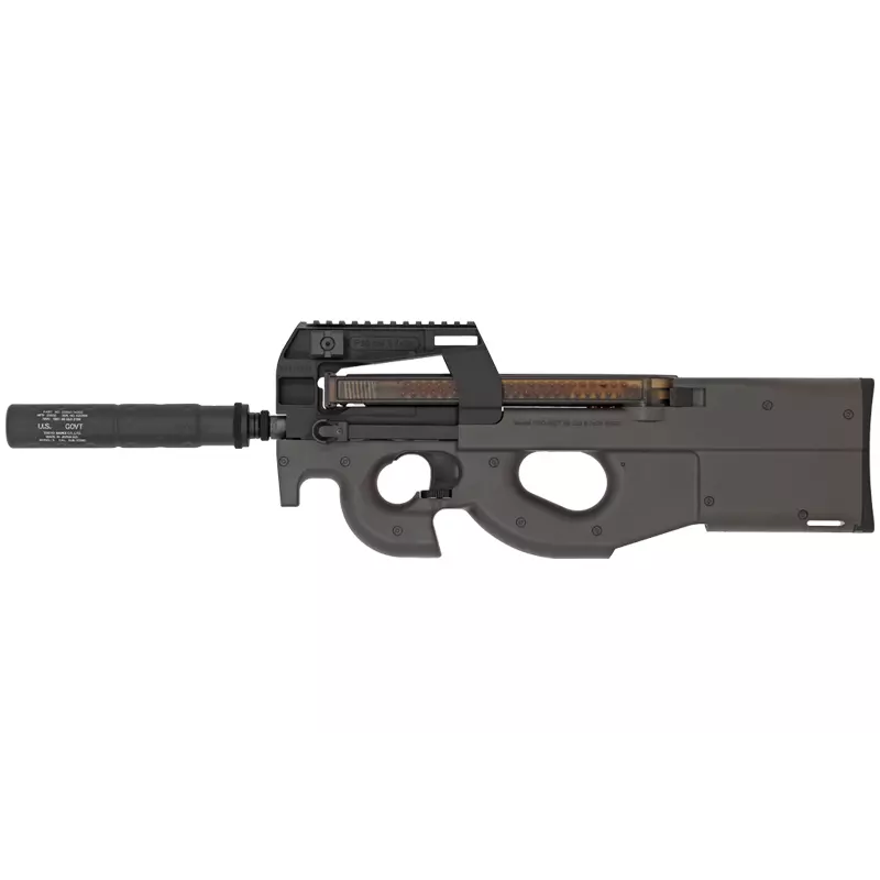 ABZAV|P90 Triple Rail Silencer Black Tokyo Marui