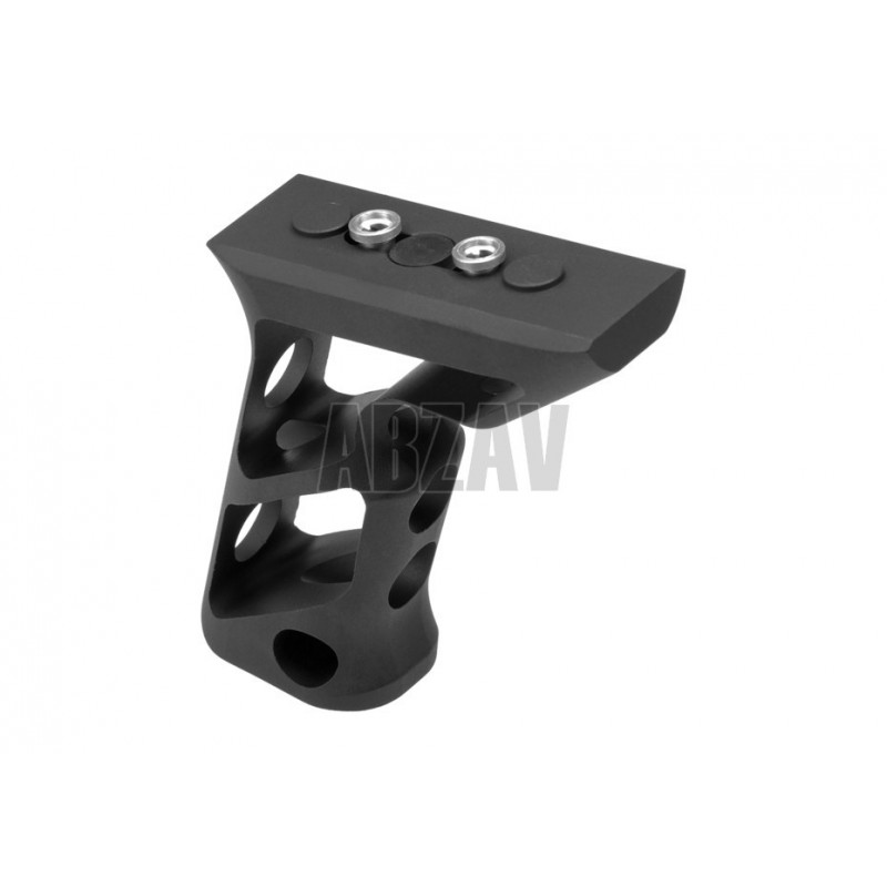 ABZAV|CNC Keymod Long Angled Grip  Black Metal