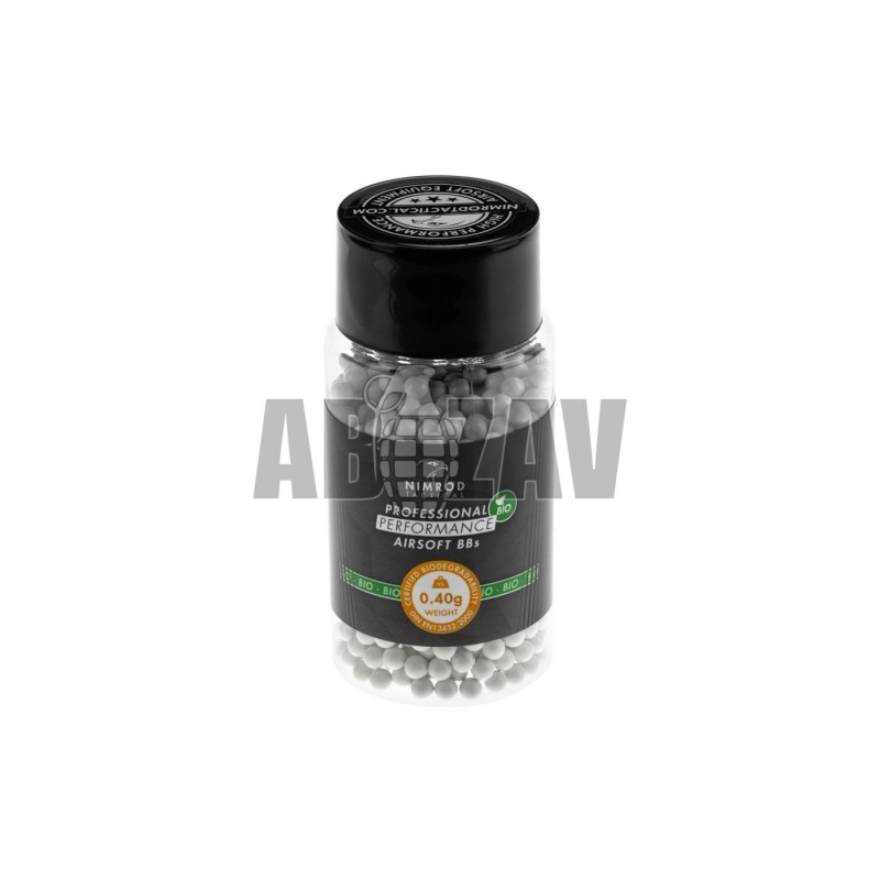 ABZAV|0.40g Bio BB Professional Performance 1000rds White Nimrod