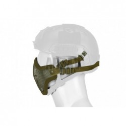 ABZAV|Steel Half Face Mask FAST Version OD Invader Gear