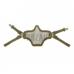 ABZAV|Steel Half Face Mask FAST Version OD Invader Gear