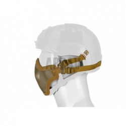 ABZAV|Steel Half Face Mask FAST Version Tan Invader Gear