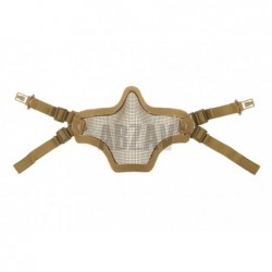ABZAV|Steel Half Face Mask FAST Version Tan Invader Gear