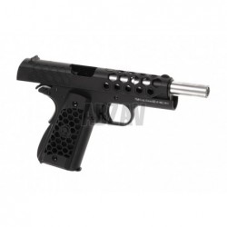 ABZAV|M1911 Hex Cut Full Metal GBB Black WE