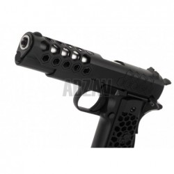 ABZAV|M1911 Hex Cut Full Metal GBB Black WE