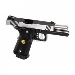 ABZAV|Hi-Capa 4.3 OPS Full Metal GBB Silver WE