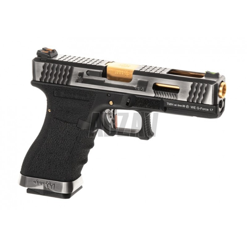 ABZAV|G-Force 17 SV Gold Barrel Metal Version GBB Black WE