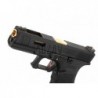 ABZAV|WE17 Custom BK Gold Barrel Metal Version GBB Black WE