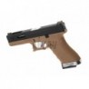 ABZAV|G-Force 17 BK Silver Barrel Metal Version GBB Desert WE