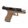 ABZAV|G-Force 17 BK Silver Barrel Metal Version GBB Desert WE
