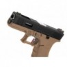ABZAV|G-Force 17 BK Silver Barrel Metal Version GBB Desert WE