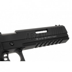 ABZAV|Hi-Capa 6 Force A Silver Barrel Full Metal GBB Dual Tone WE