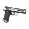 ABZAV|Hi-Capa 6 Force A Silver Barrel Full Metal GBB Dual Tone WE